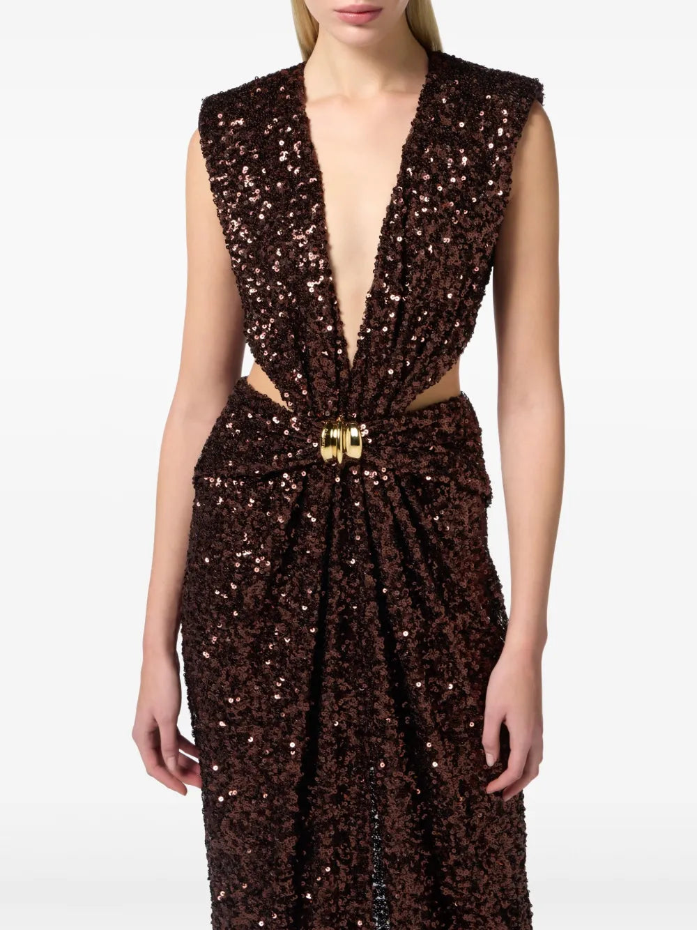 Elisabetta Franchi Sequin Embellished Dress