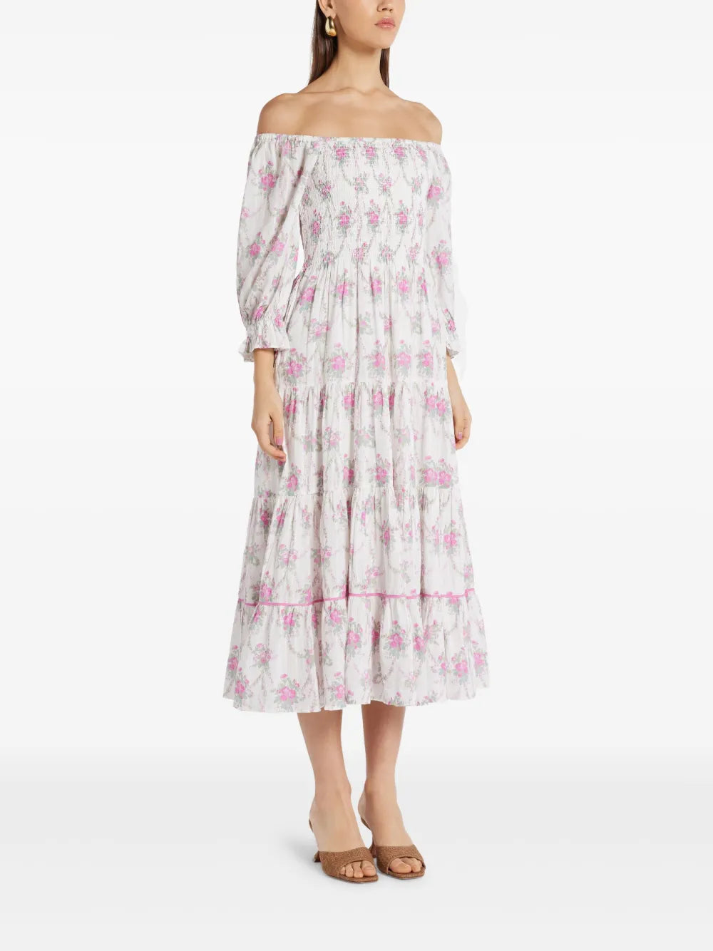 Loveshackfancy Rigby Midi Dress