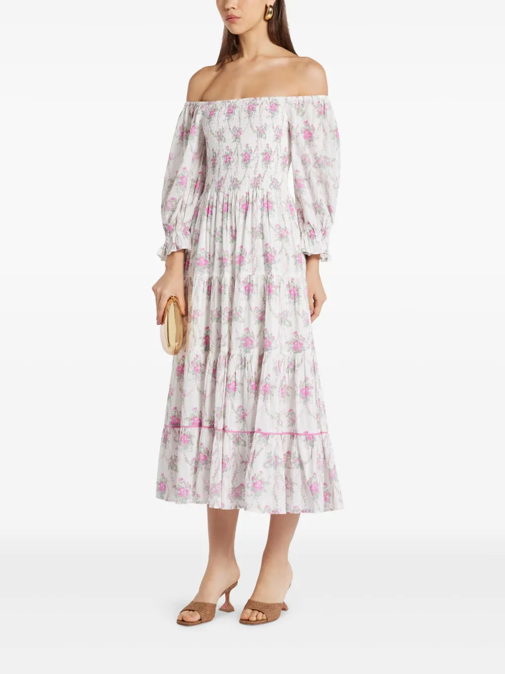 Loveshackfancy Rigby Midi Dress