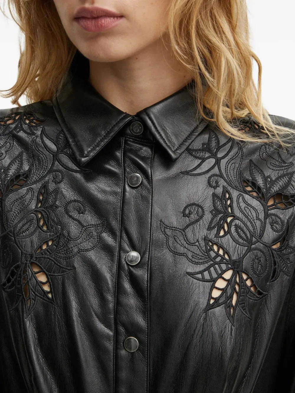 Guess Usa Floral Cut Out Belted Mini Dress