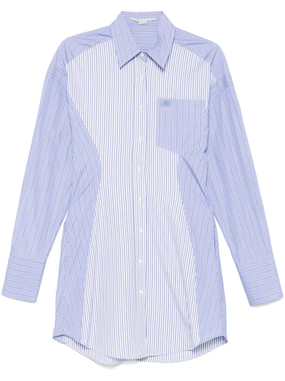 Stella Mccartney Striped Shirt Mini Dress