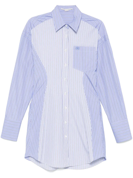 Stella Mccartney Striped Shirt Mini Dress