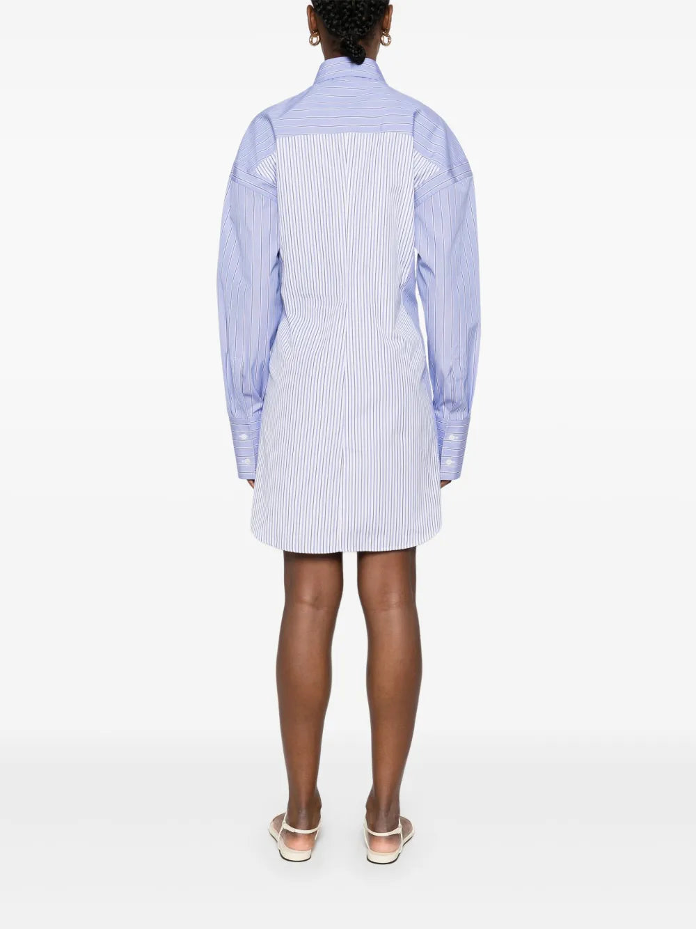 Stella Mccartney Striped Shirt Mini Dress