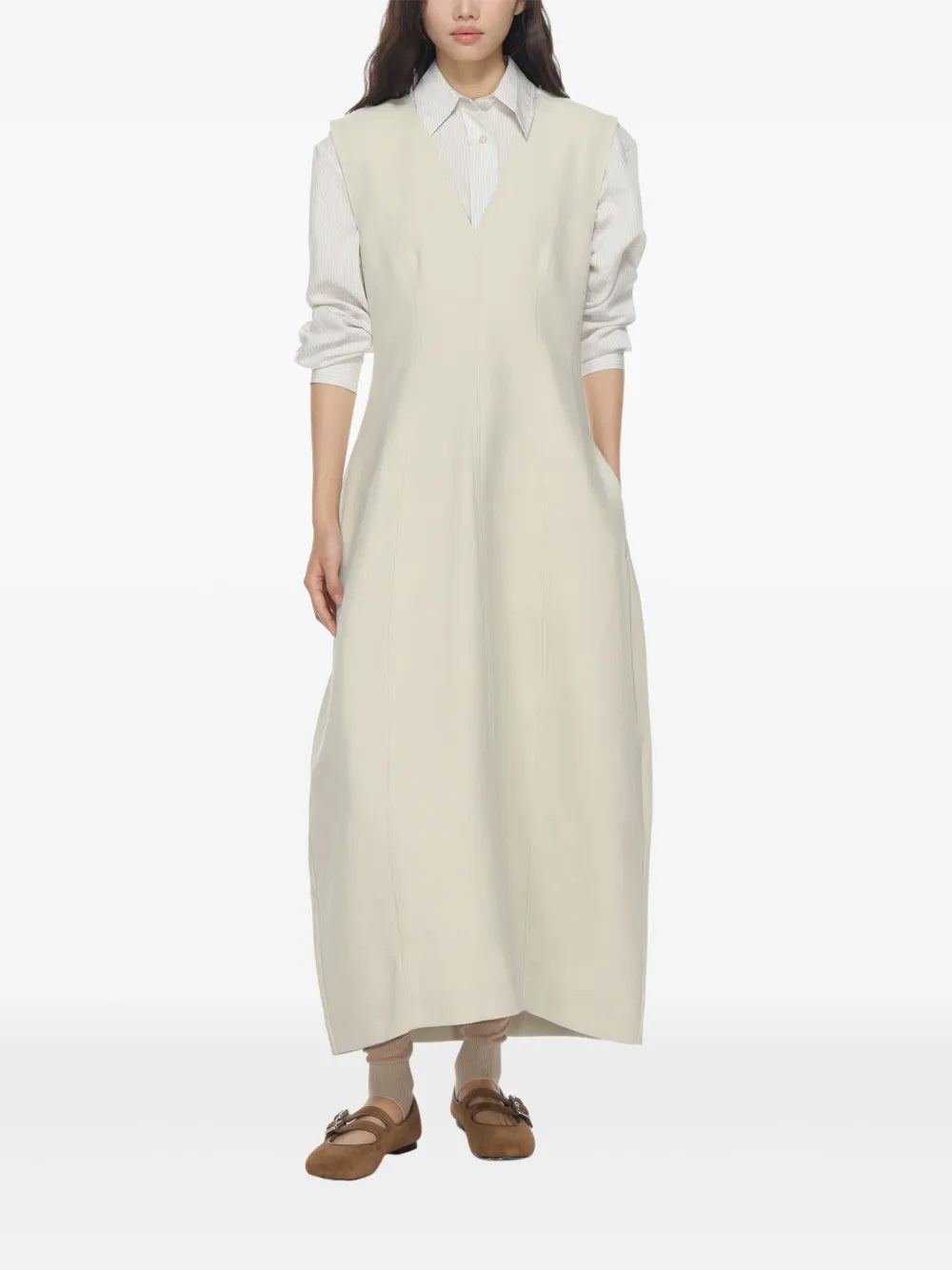 Studio Nicholson Sculpted Sleeveless Maxi Dress