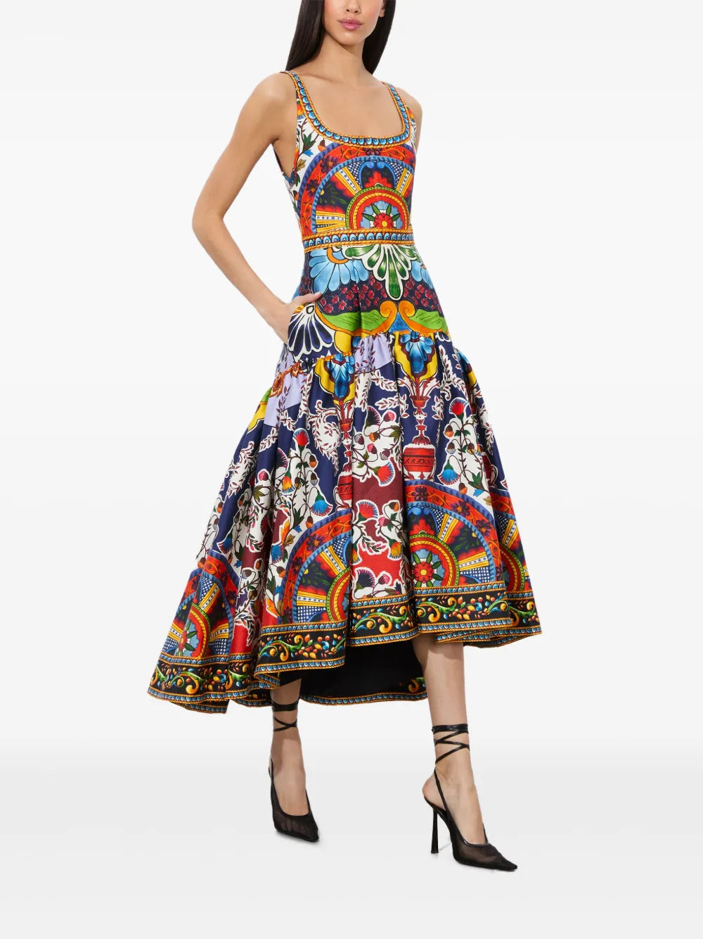 Alice Olivia Diana Midi Dress