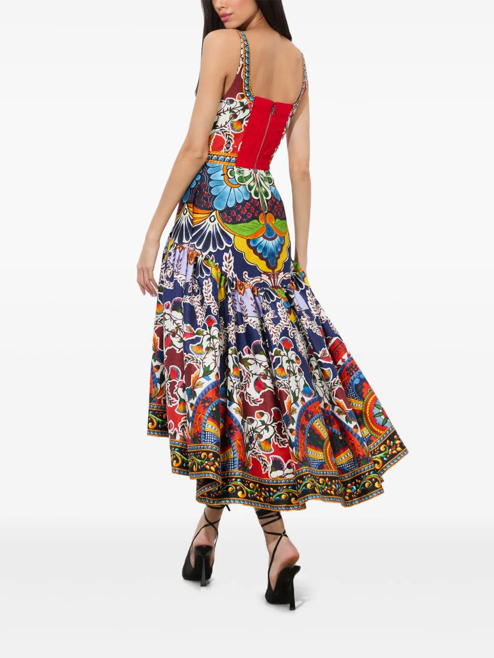 Alice Olivia Diana Midi Dress