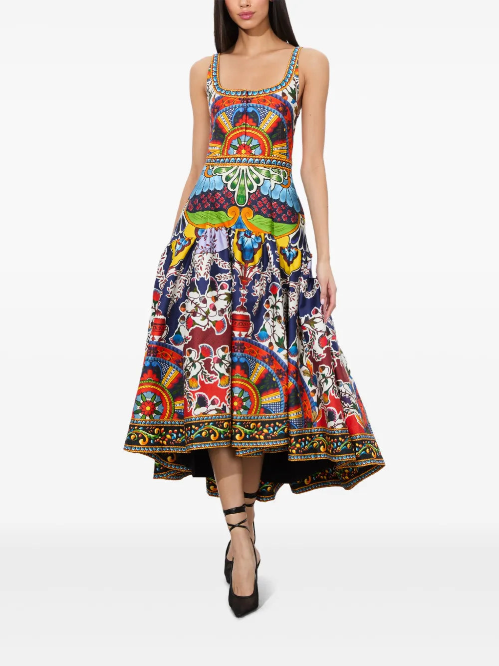 Alice Olivia Diana Midi Dress