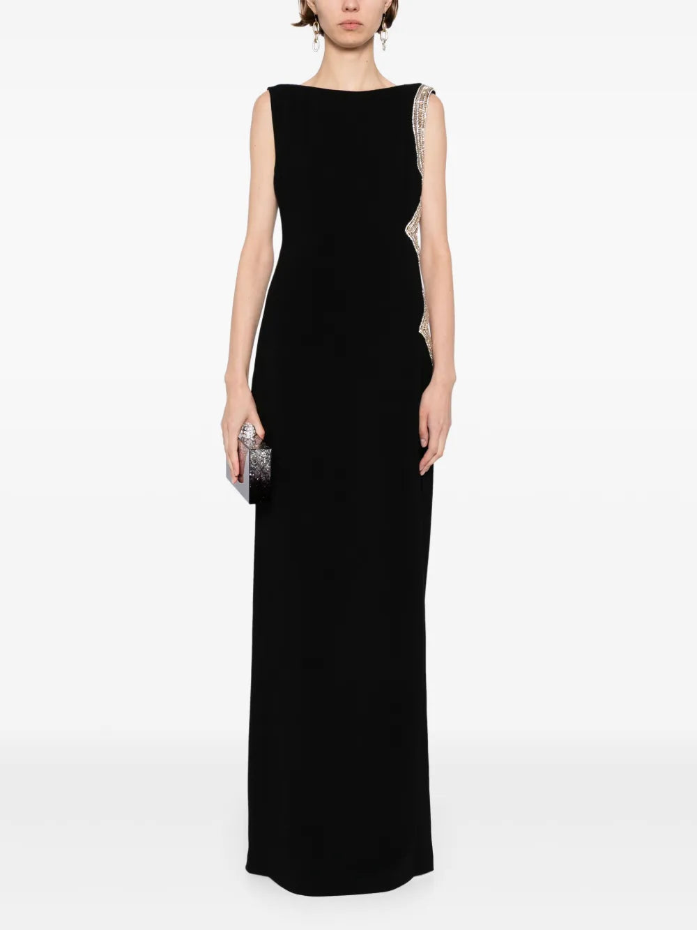 Elie Saab Crystal Embellished Dress
