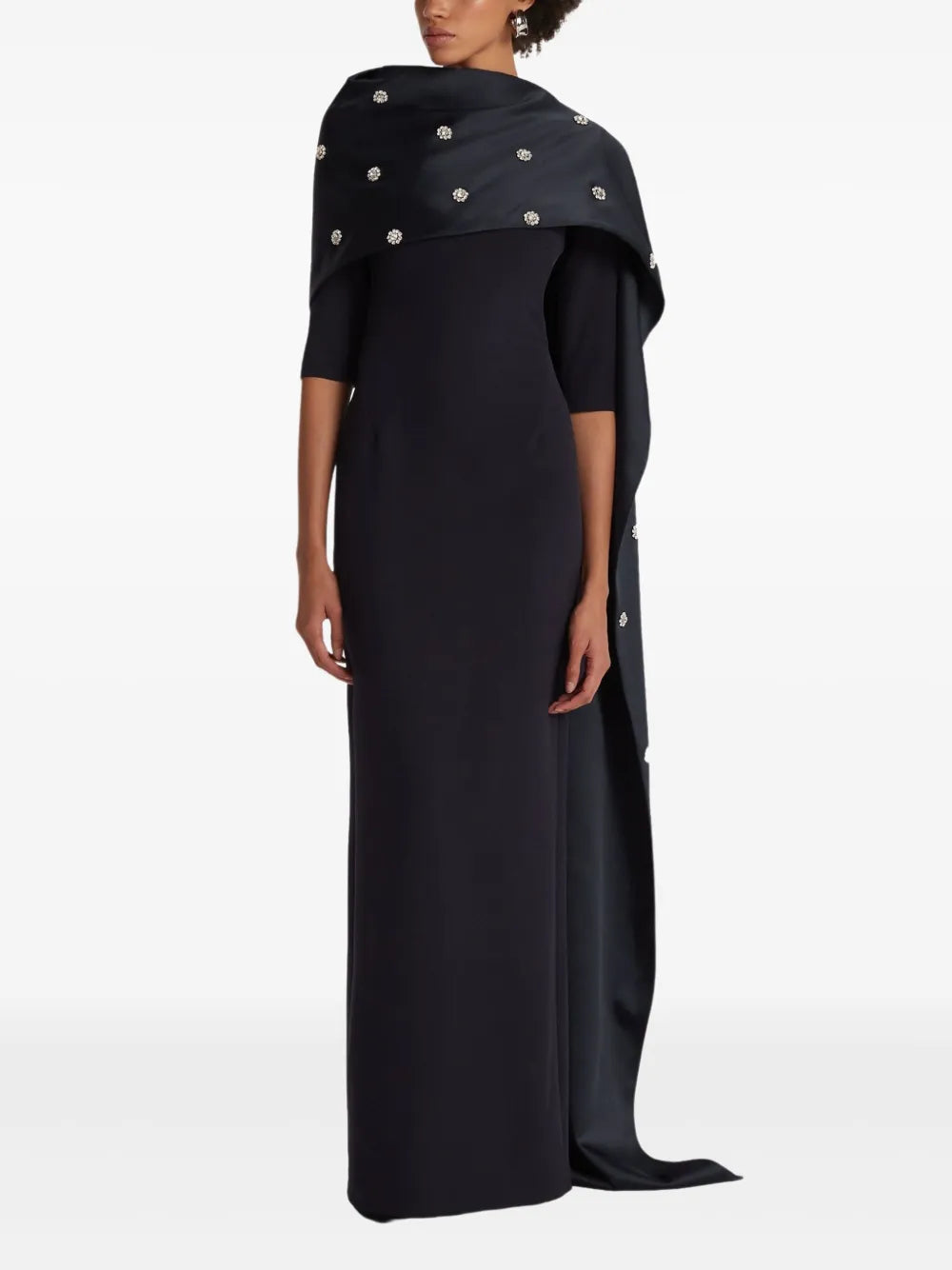 Safiyaa Cape Attached Dress