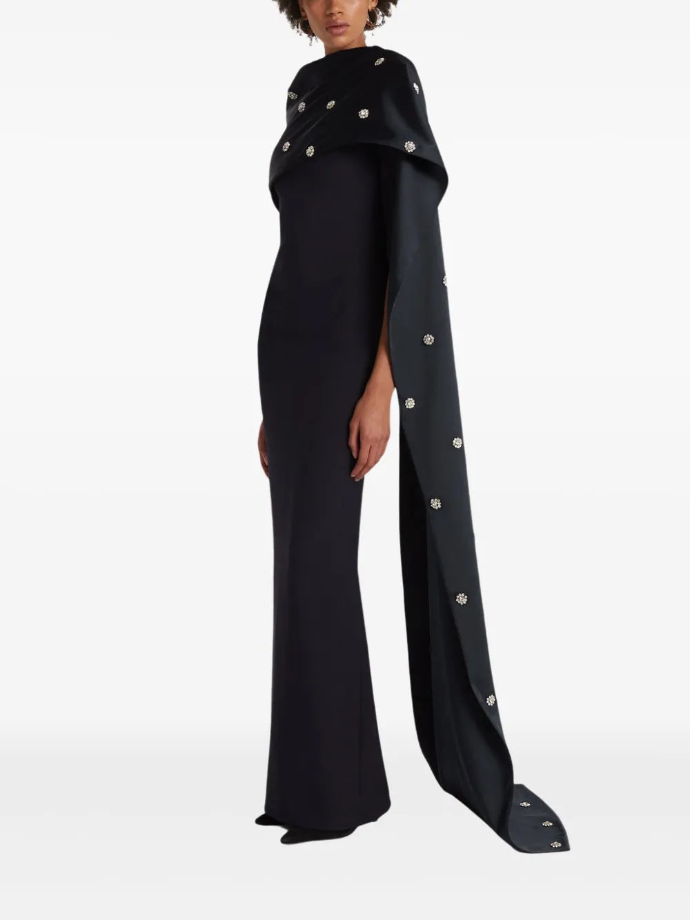 Safiyaa Cape Attached Dress