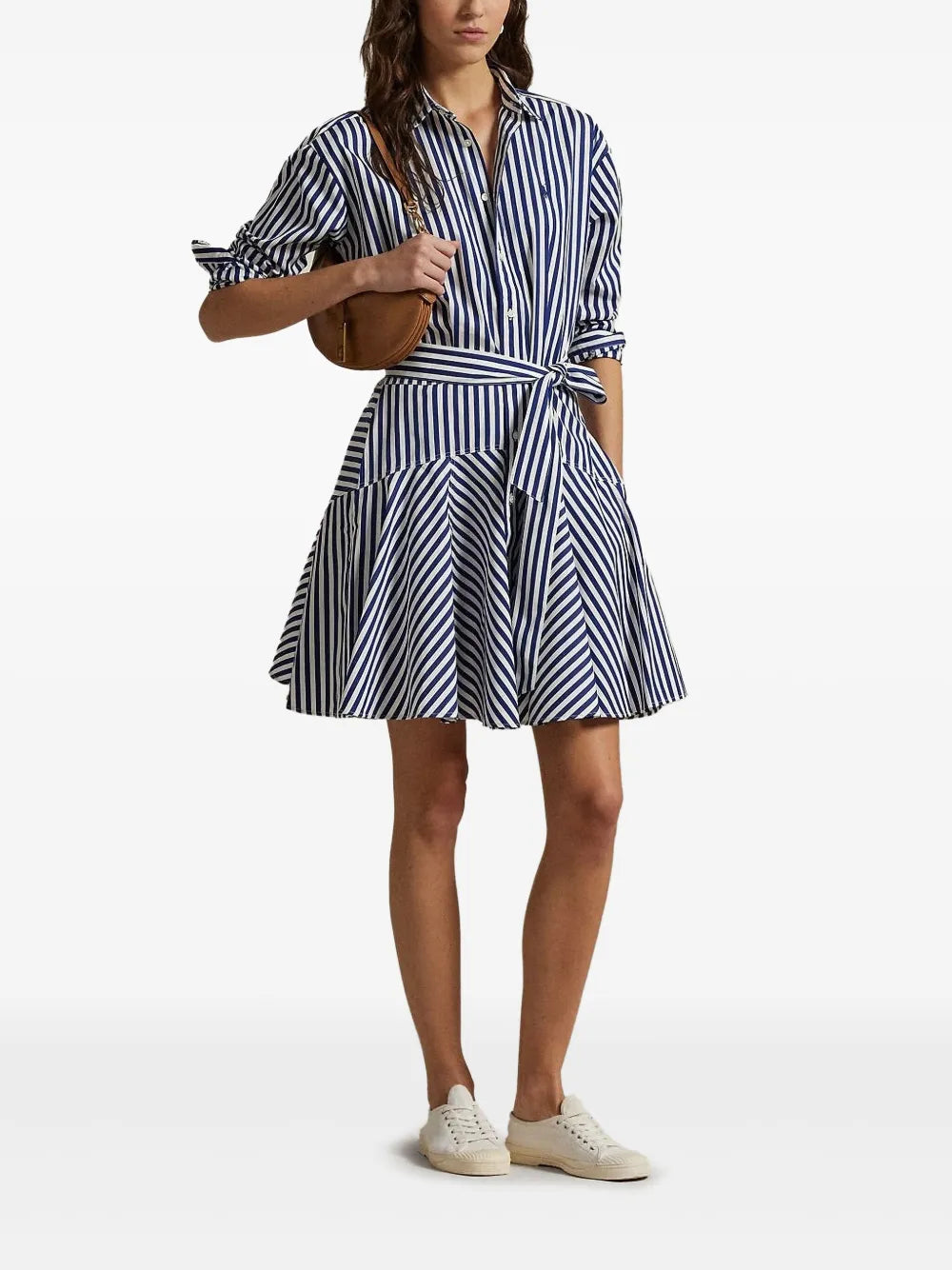 Polo Ralph Lauren Striped Panelled Mini Dress