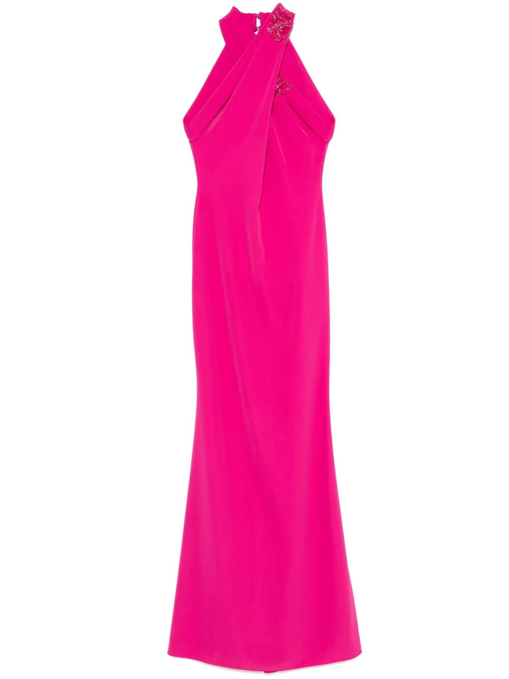 Cristallini Crystal Embellished Maxi Dress