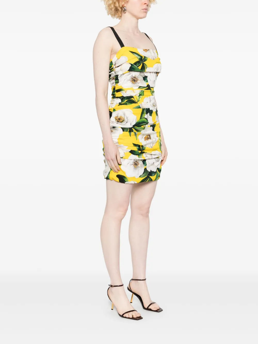 Dolce Gabbana Floral Print Mini Dress
