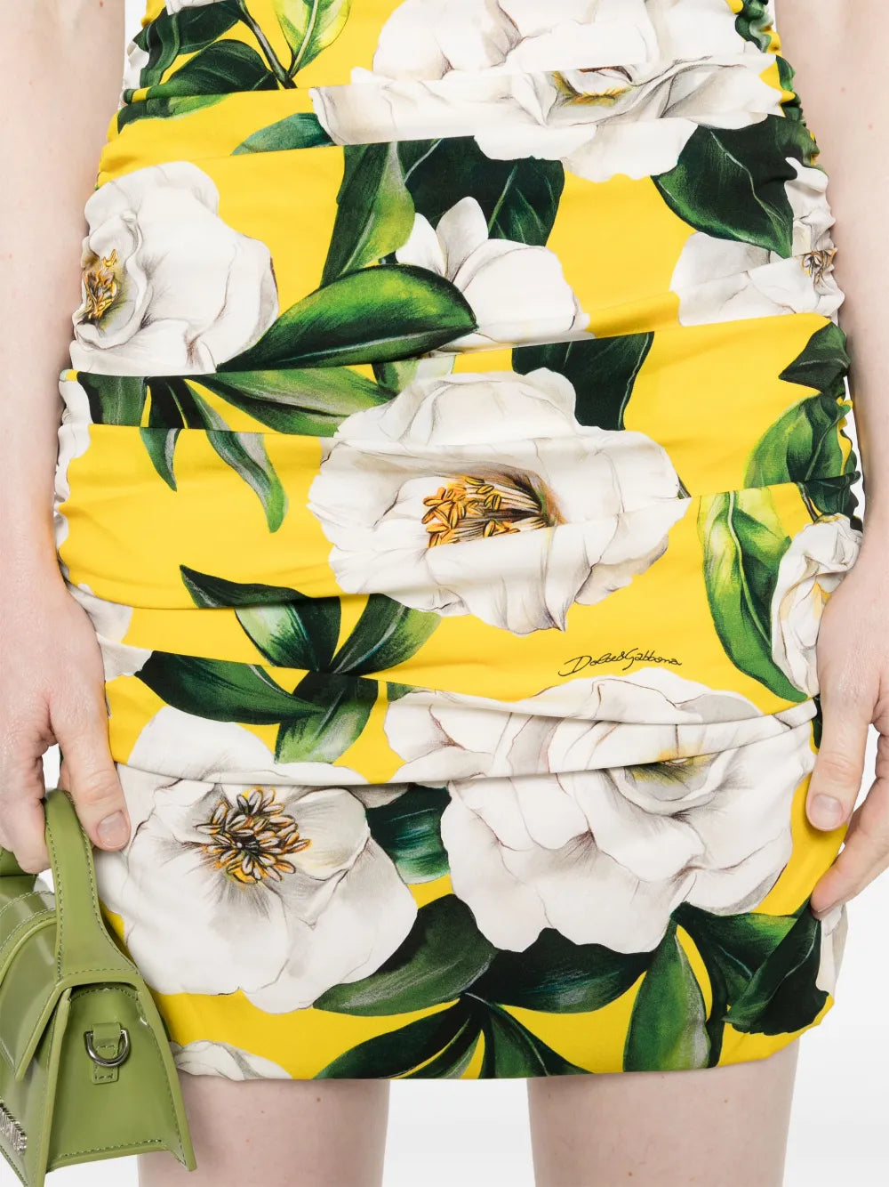 Dolce Gabbana Floral Print Mini Dress