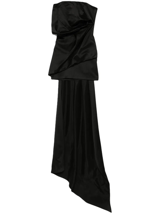 Almaz Block Draped Mini Dress