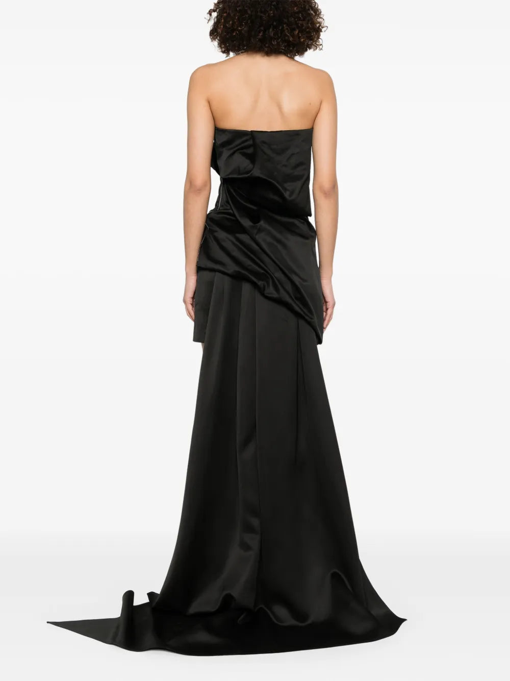 Almaz Block Draped Mini Dress