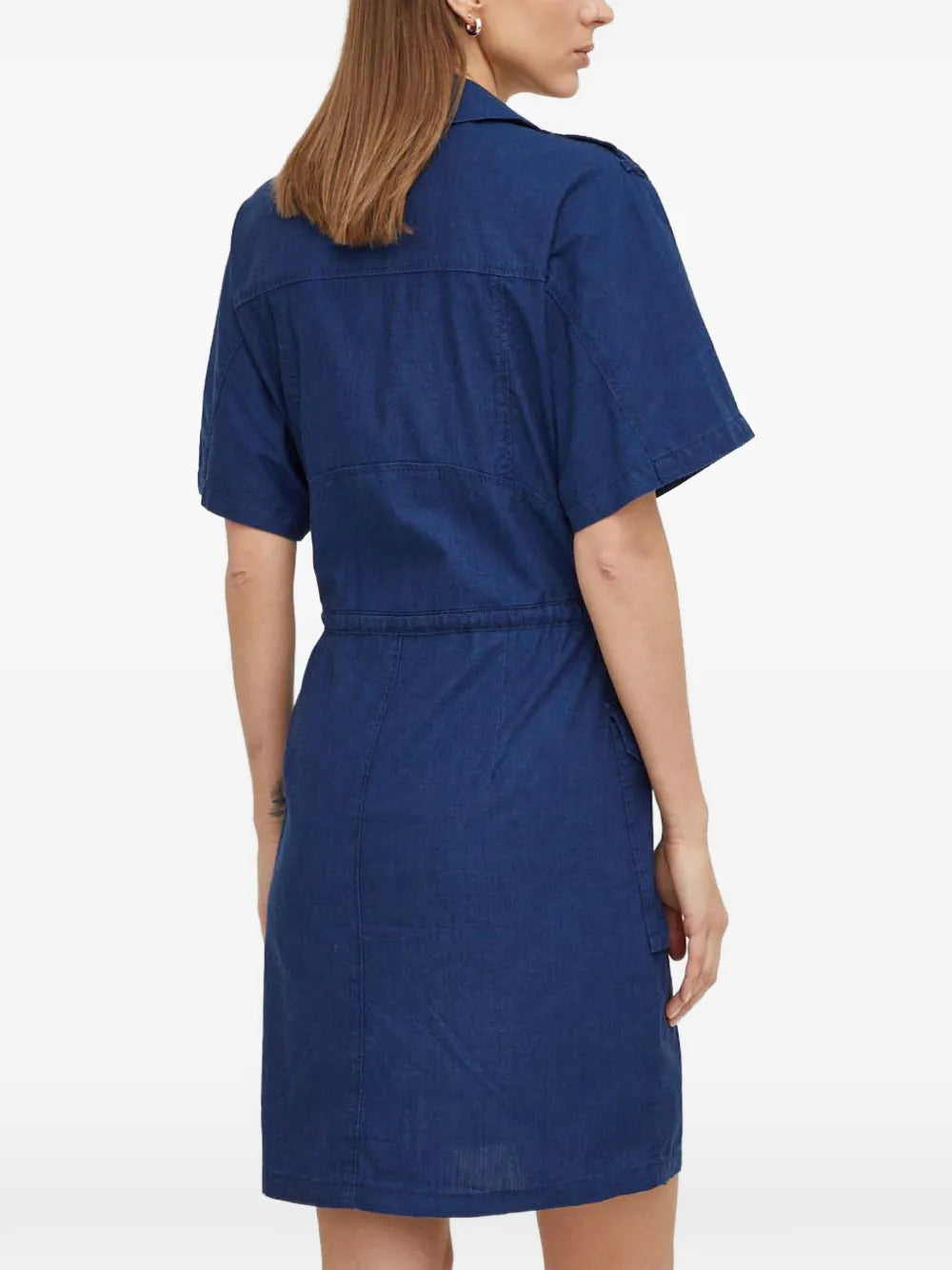 G Star Raw Drawcord Waist Mini Dress