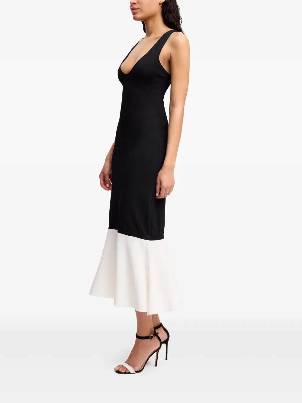 Alejandra Alonso Rojas Ruffled Trim Dress