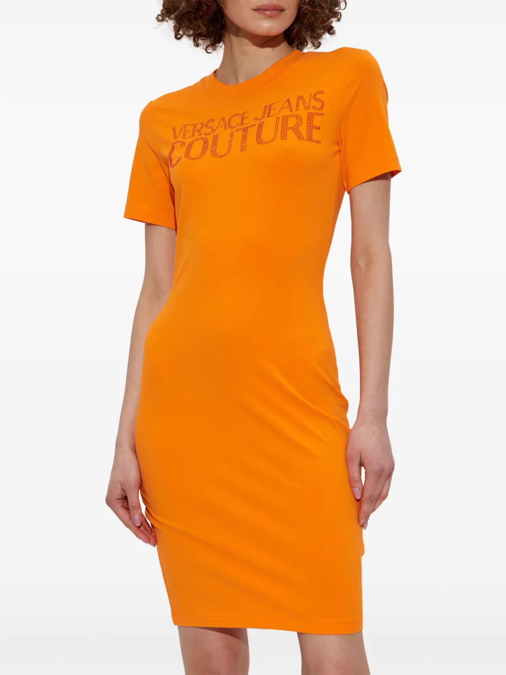 Versace Jeans Couture Shimmer Applique Dress