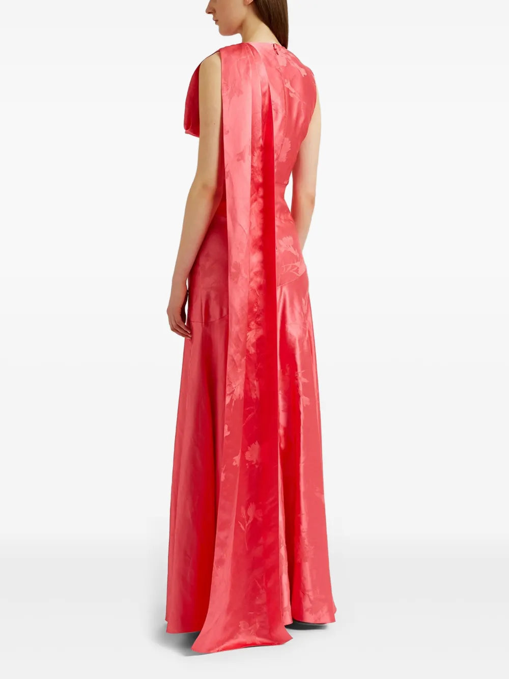 Erdem Asymmetric Draped Dress
