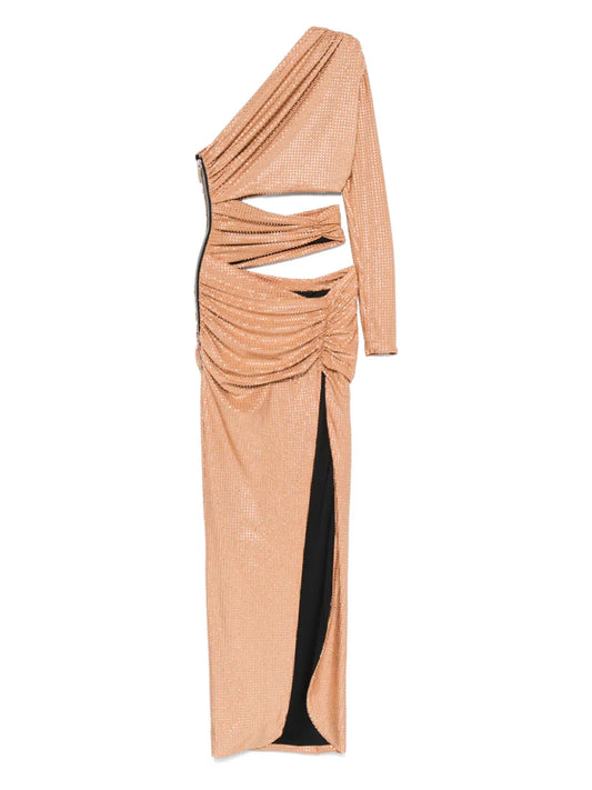 Mitiliane Couture Crystal Embellished Maxi Dress