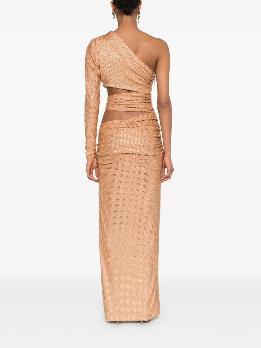 Mitiliane Couture Crystal Embellished Maxi Dress