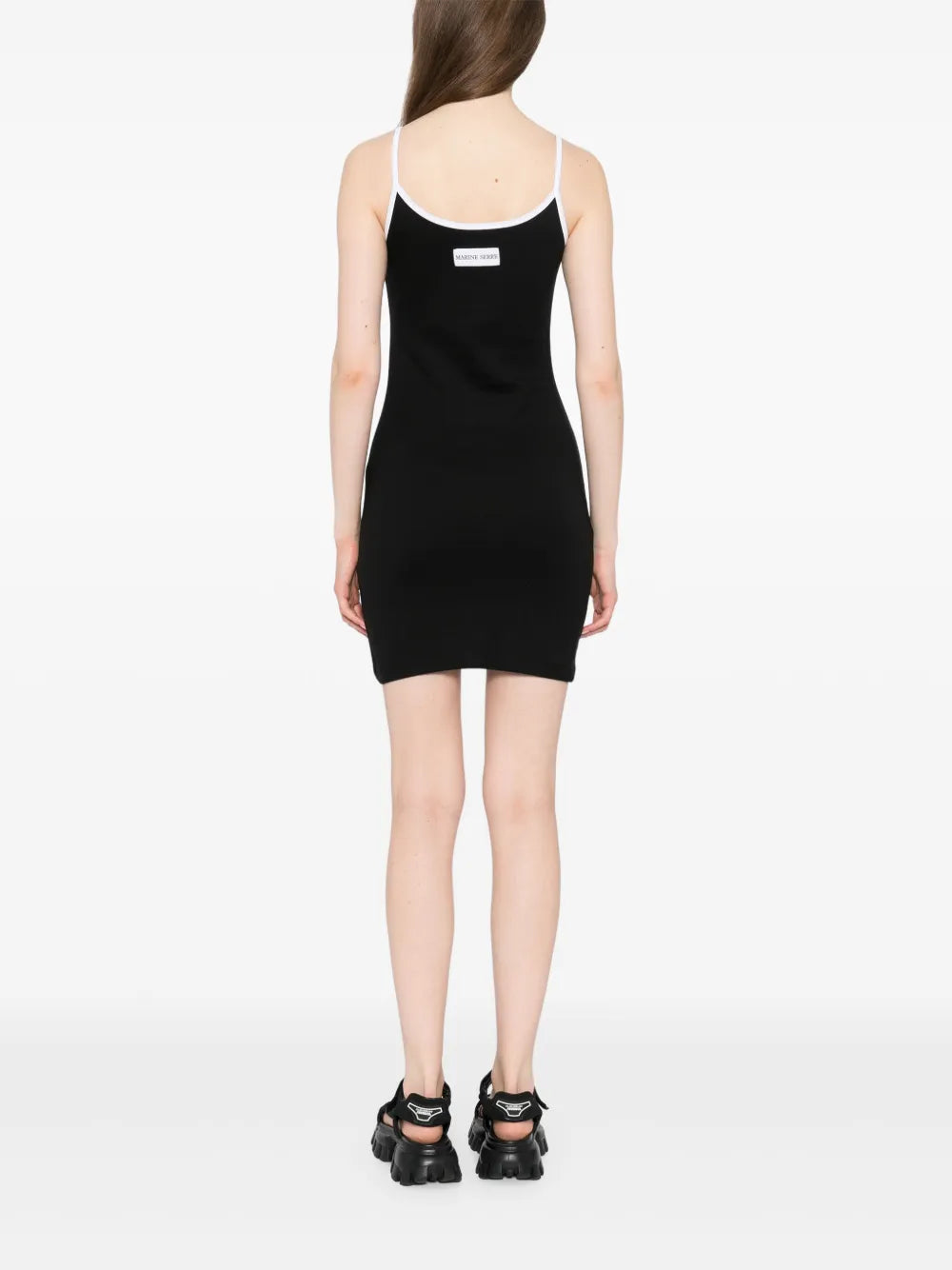 Marine Serre Moon Logo Jersey Dress