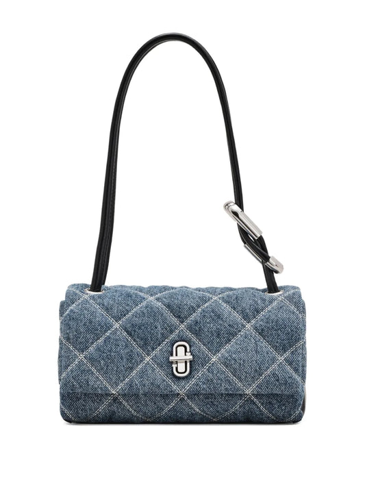 Marc Jacobs The Quilted Denim Mini Dual Shoulder Bag