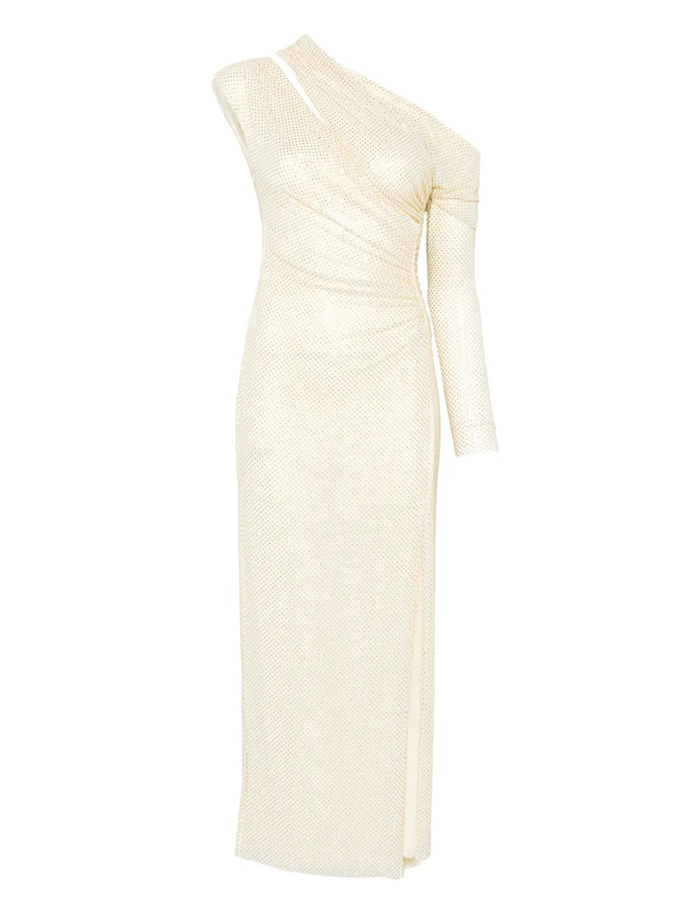 Self Portrait Rhinestone Embellished Gathered Gown
