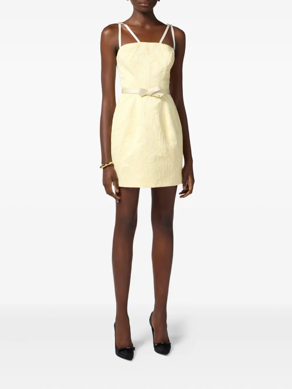 Elisabetta Franchi 3D Embroidered Dress