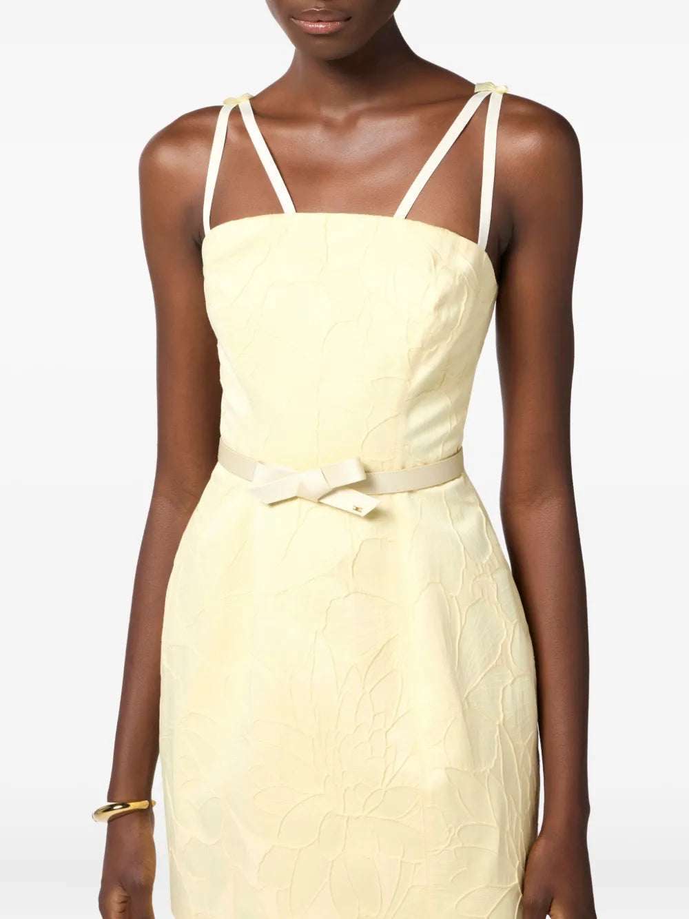 Elisabetta Franchi 3D Embroidered Dress