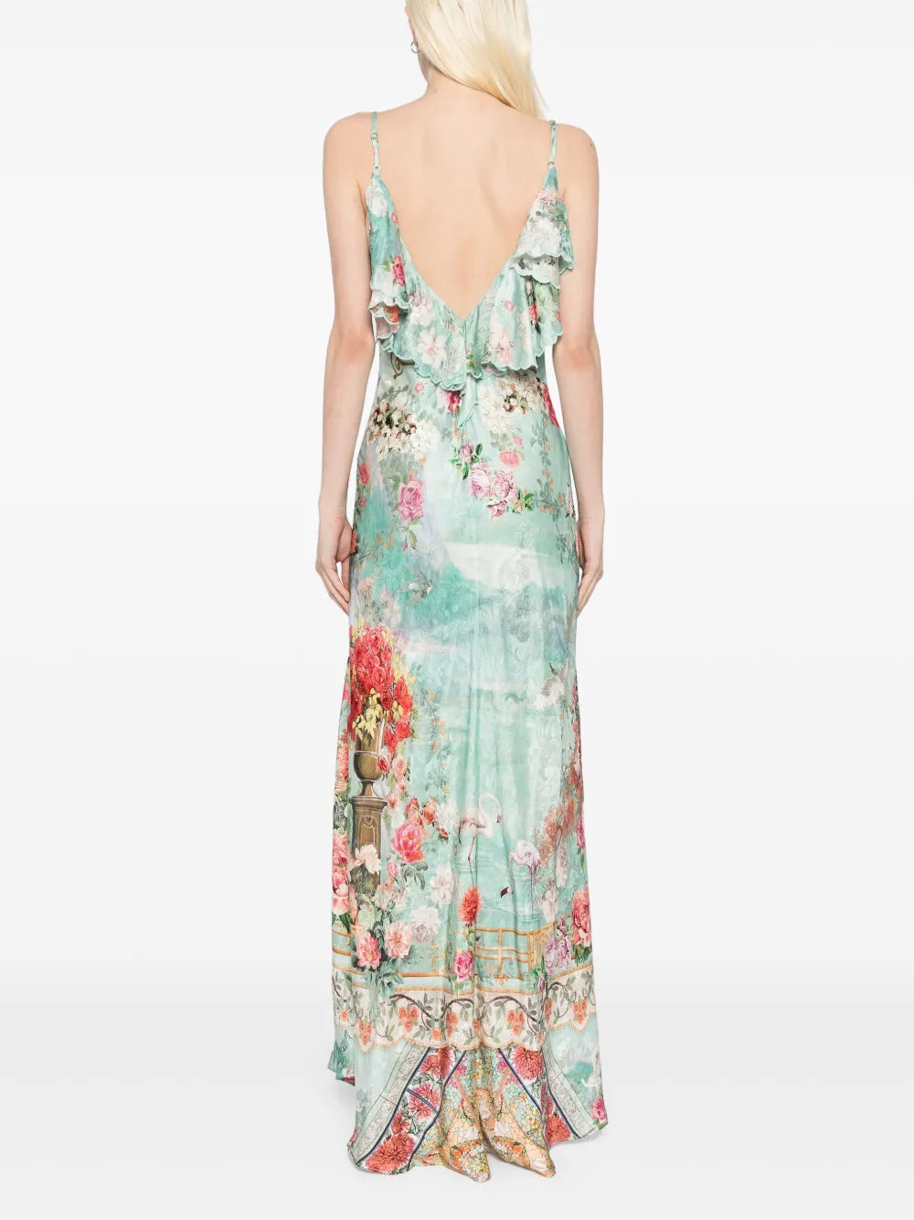 Camilla V Neck Bias Slip Dress