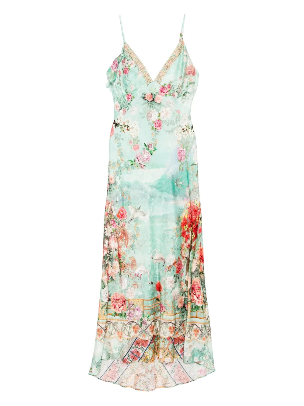 Camilla V Neck Bias Slip Dress