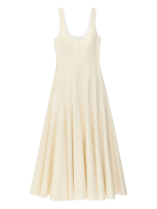 Another Tomorrow Tank Flared Dress