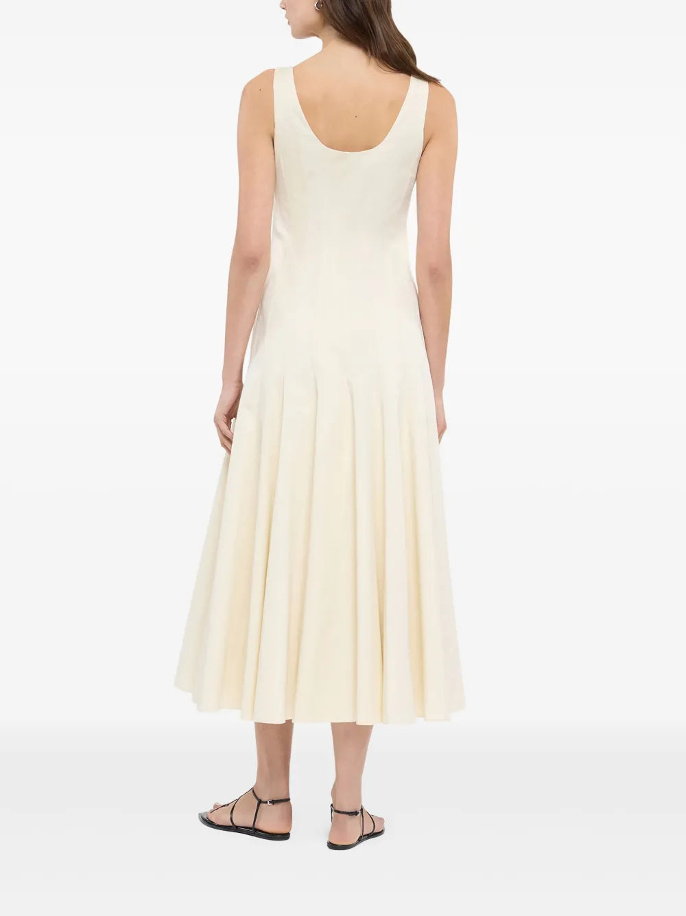 Another Tomorrow Tank Flared Dress