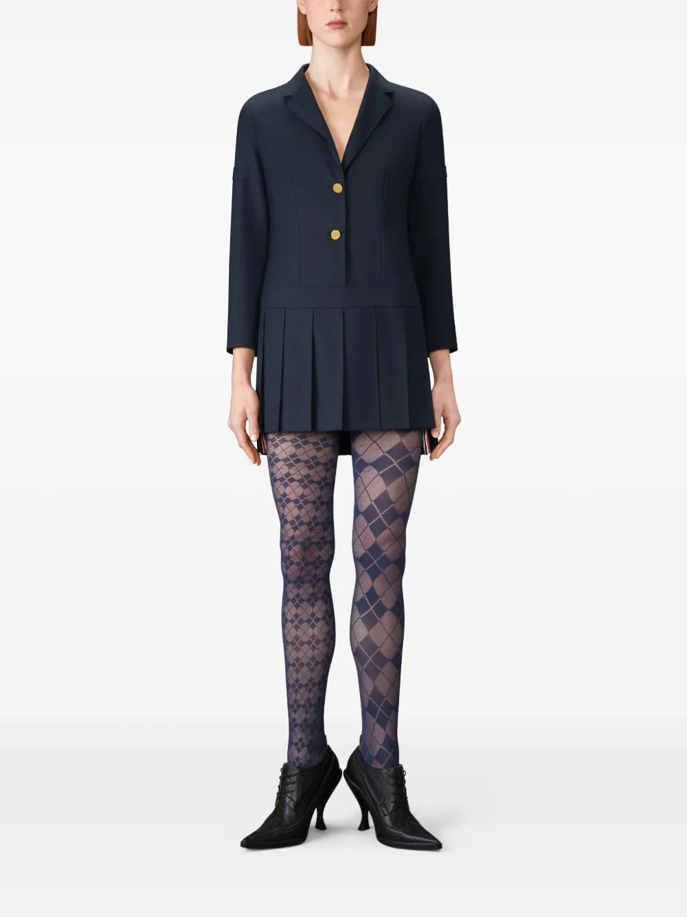 Thom Browne Super 120S Sportcoat Twill Mini Dress