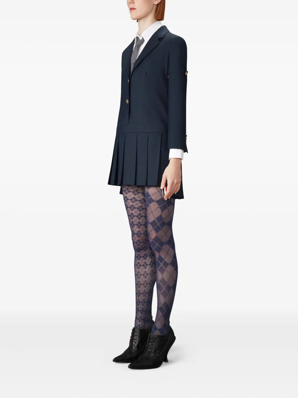 Thom Browne Super 120S Sportcoat Twill Mini Dress