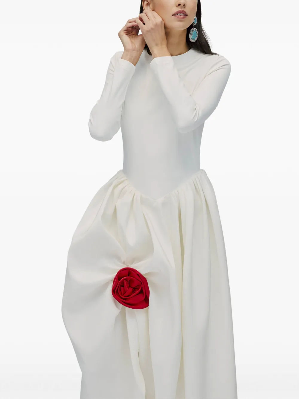 Sleeper Aurora Floral Applique Dress