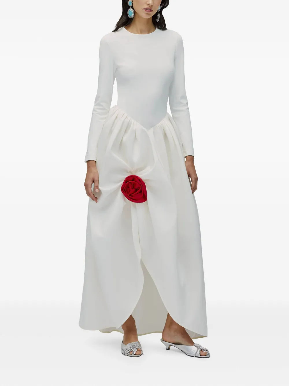 Sleeper Aurora Floral Applique Dress