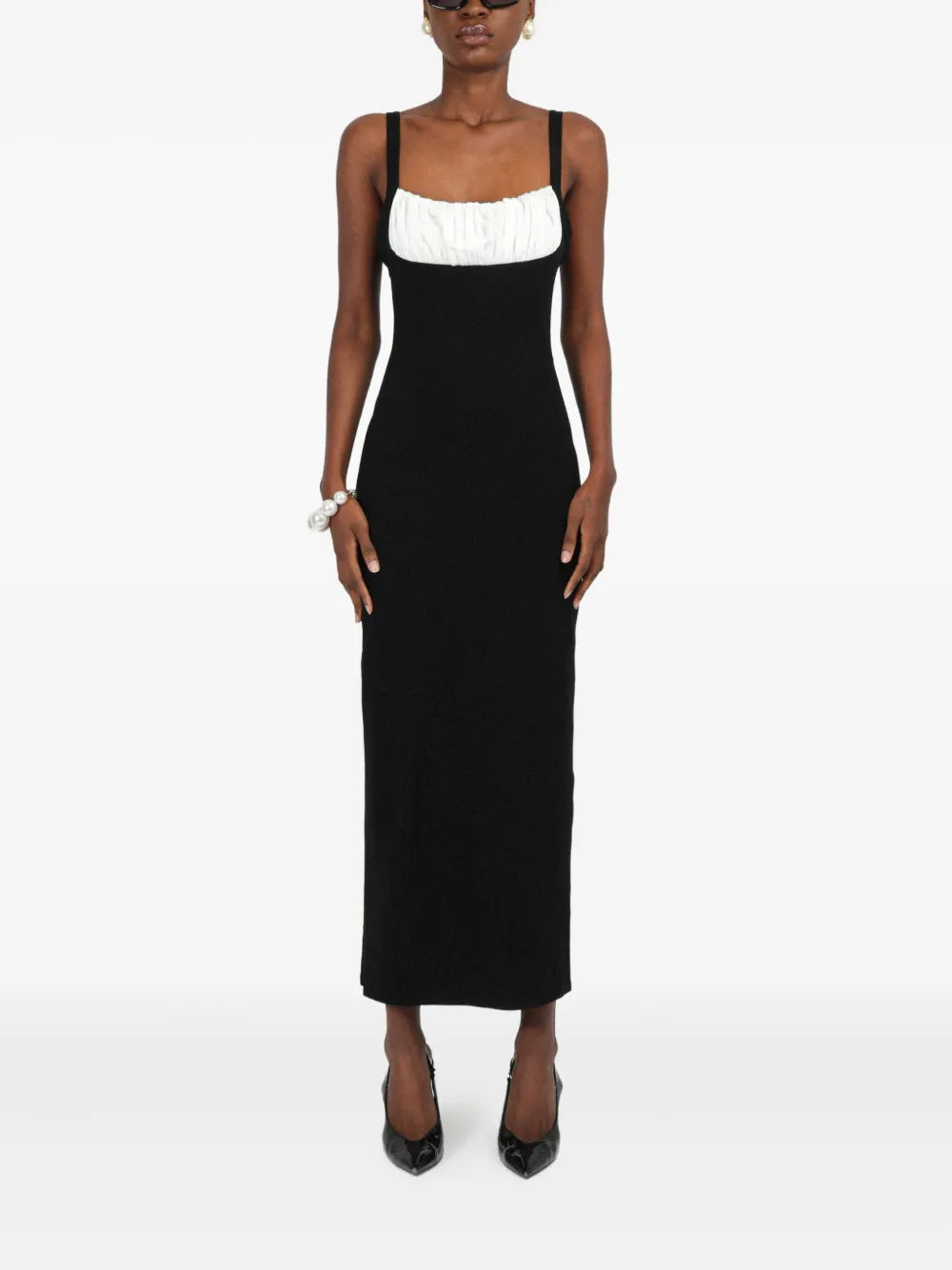 Rowen Rose Sleeveless Jersey Midi Dress