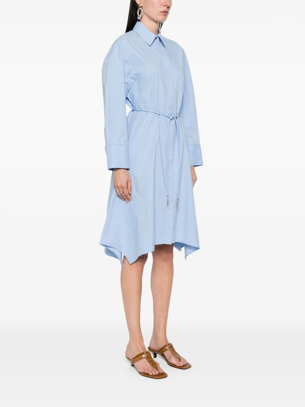 Fabiana Filippi Chain Link Detail Midi Dress