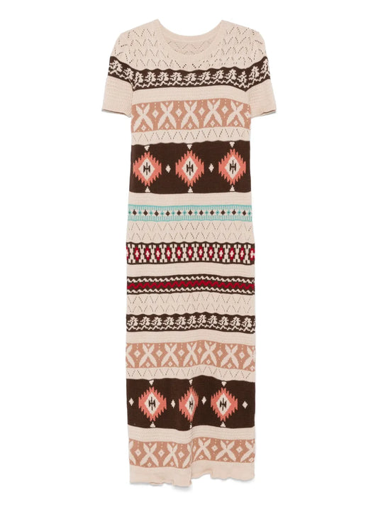 Fortela Crochet Maxi Dress