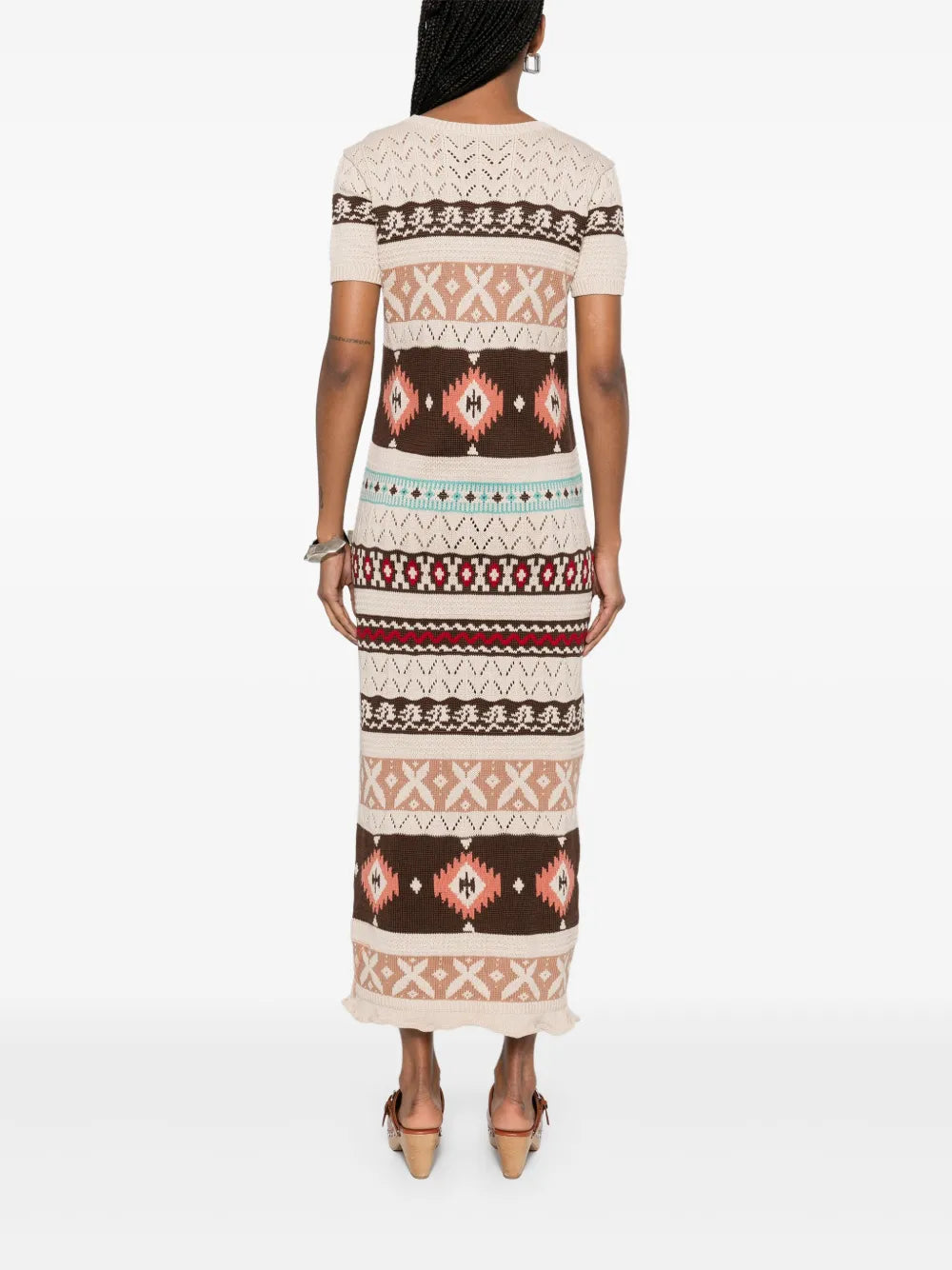 Fortela Crochet Maxi Dress
