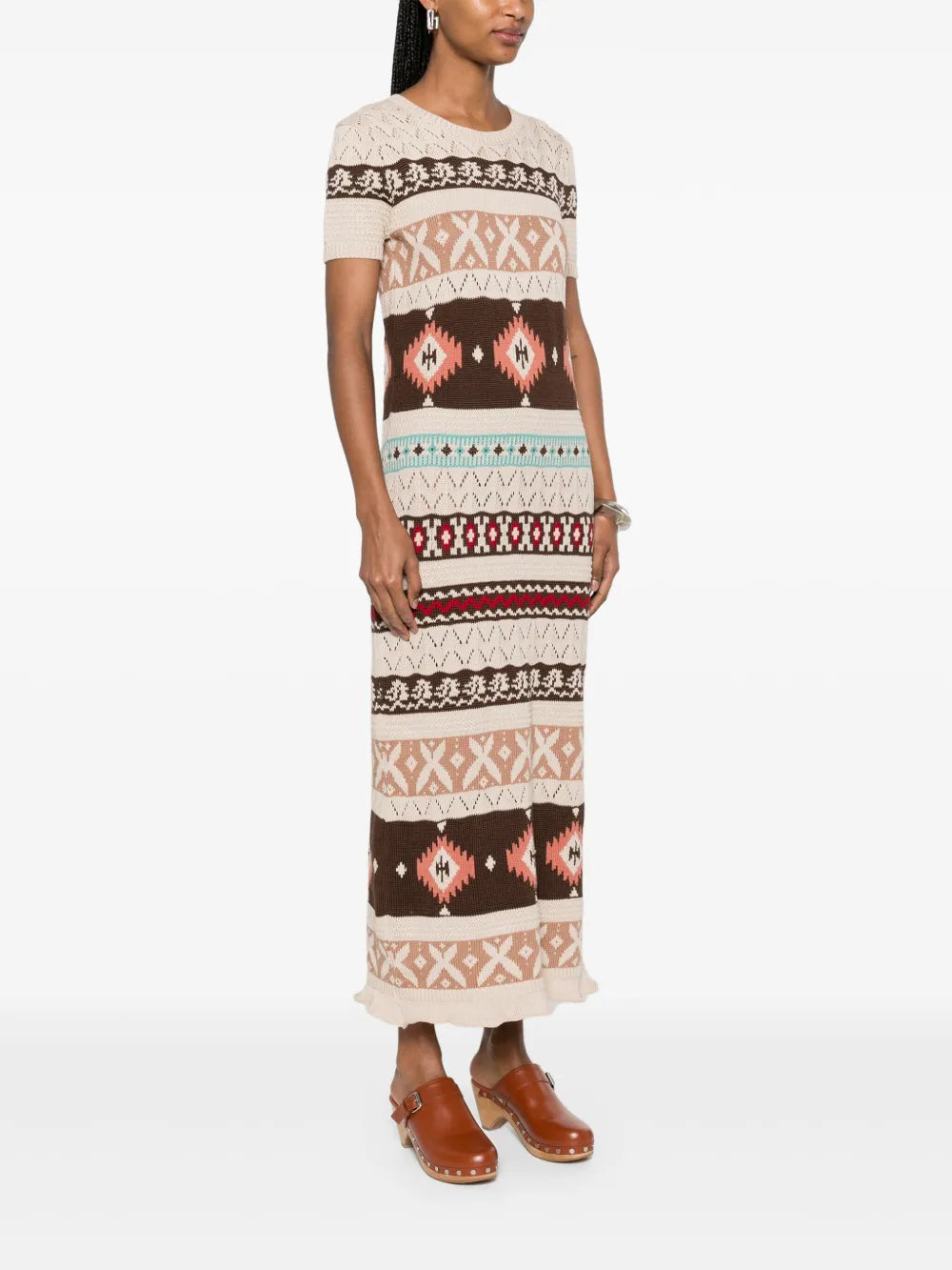 Fortela Crochet Maxi Dress