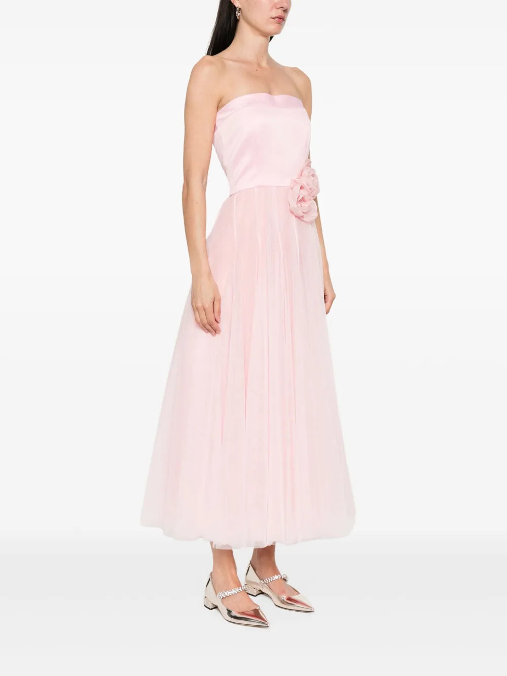 Parlor Floral Applique Gown