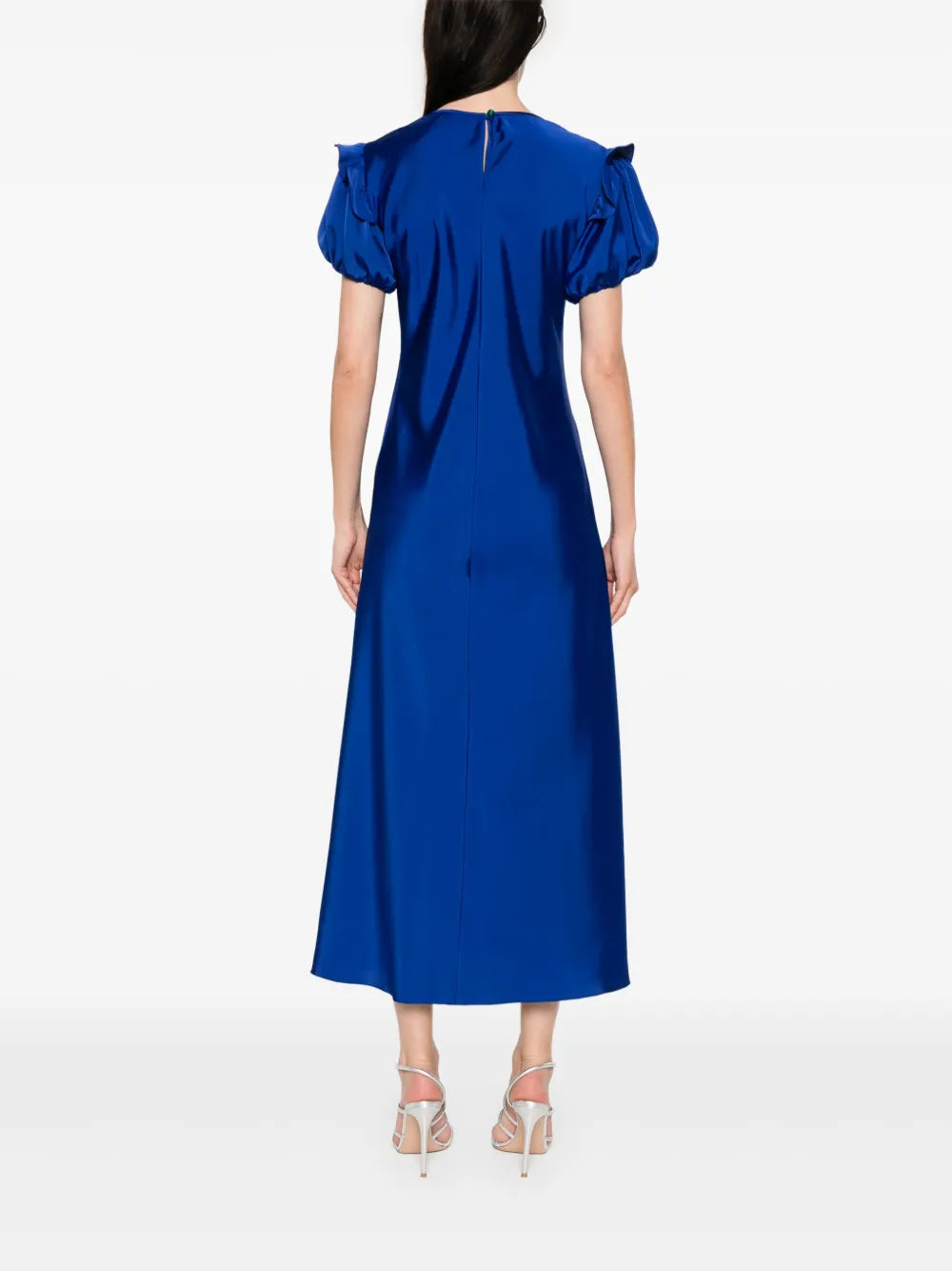Parlor Ruffle Detail Maxi Dress