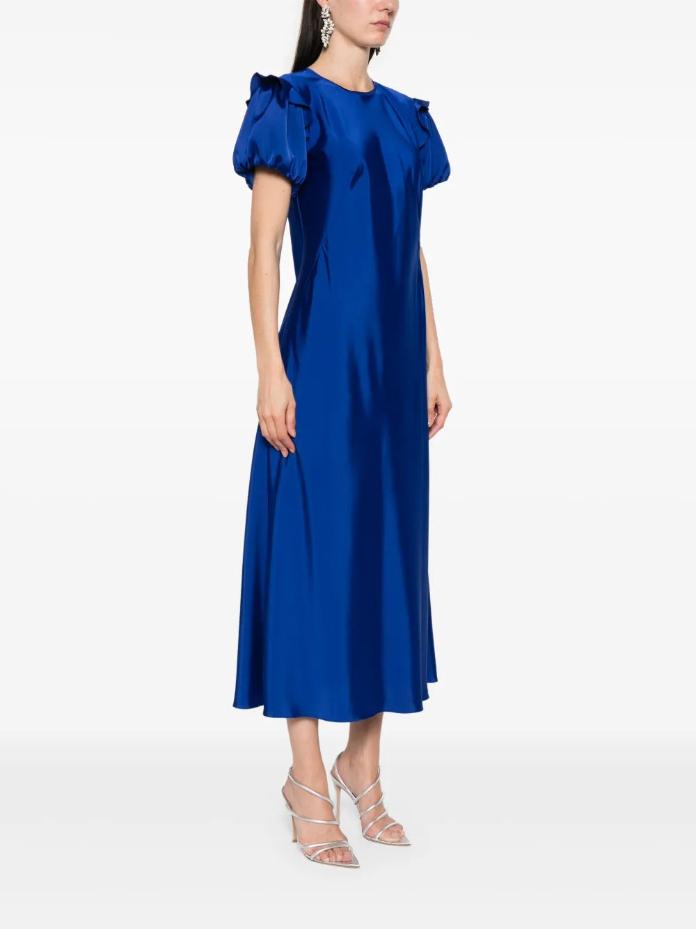 Parlor Ruffle Detail Maxi Dress