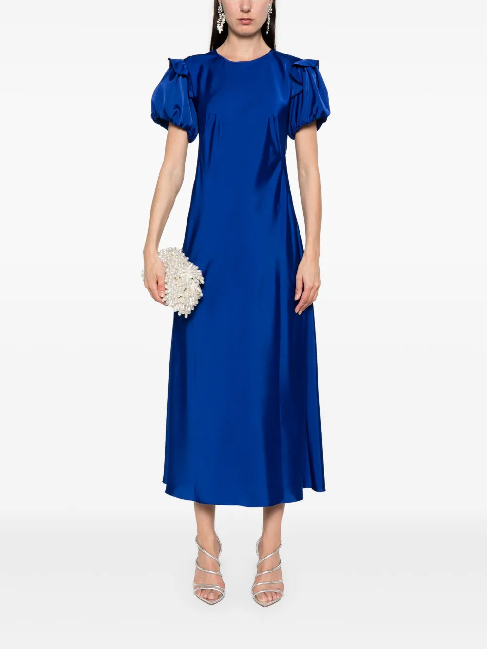 Parlor Ruffle Detail Maxi Dress