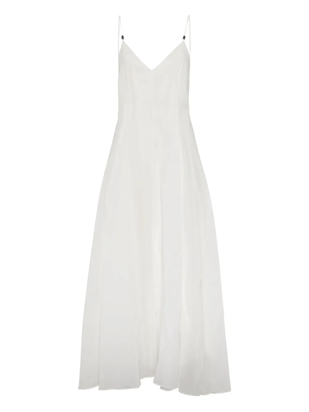 Brunello Cucinelli Monili Chain Detail Organza Dress