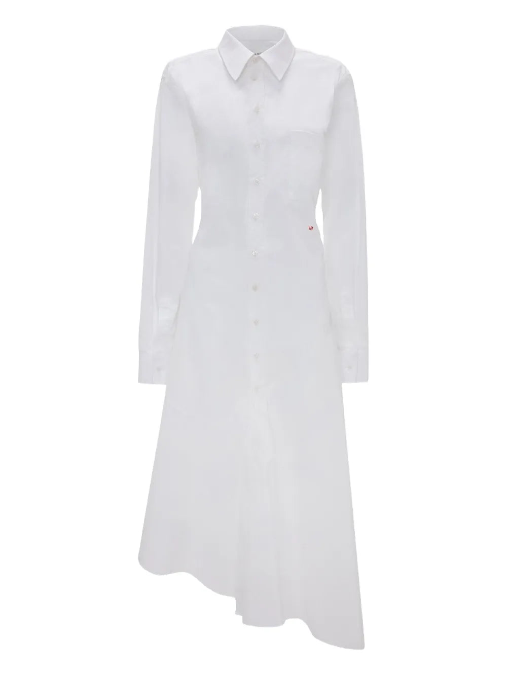 Victoria Beckham Panelled Asymmetrical Shirt Dress